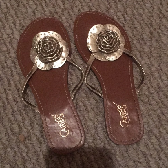 carlos santana flip flops